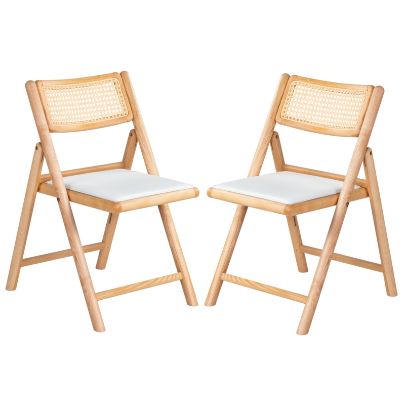 Letta Manufactured Wood Padded Banquet Folding Chair Folding Chair Set (Set of 2)