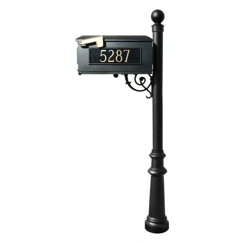 Lewiston Locking Post Mounted Mailbox