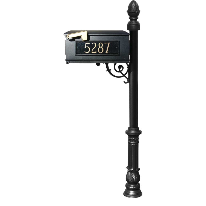 Lewiston Locking Post Mounted Mailbox