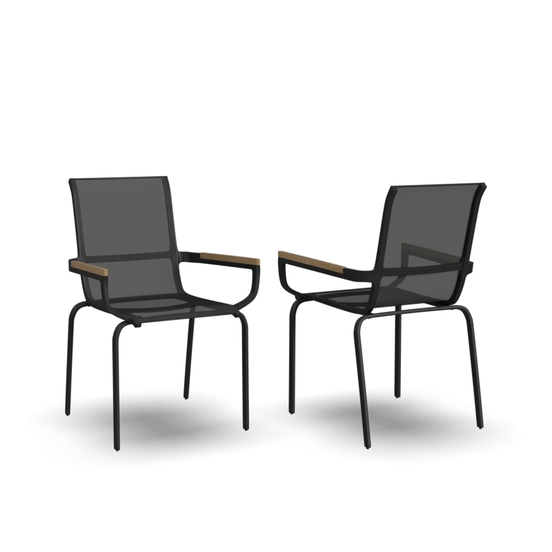 Lynna Outdoor Stacking Dining Armchair