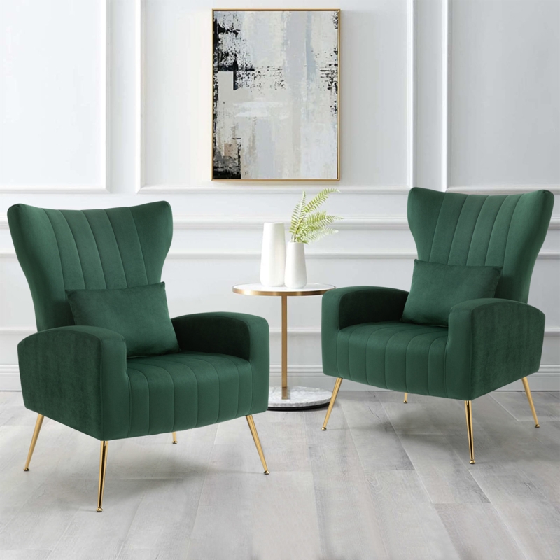 Maamoun Velvet Armchair