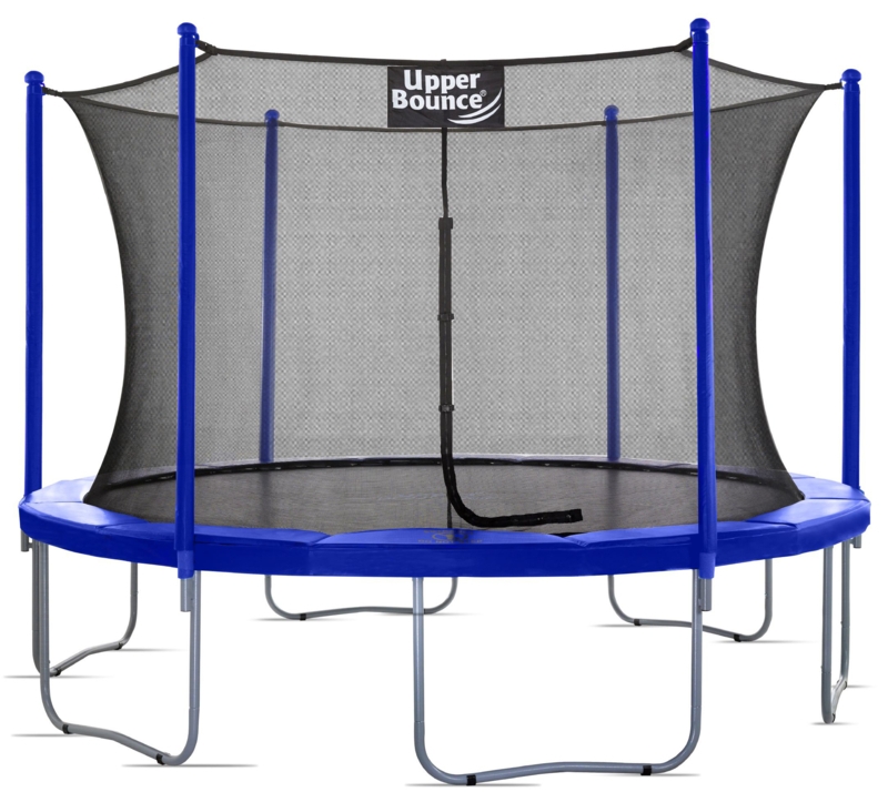 Machrus Upper Bounce 14 FT Round Backyard / Outdoor Trampoline Set with Safety Enclosure System