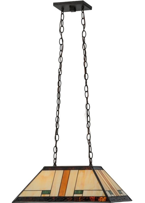 Manhattan 2 - Light Dark Rubbed Oil Bronze Pool Table Lights Pendant