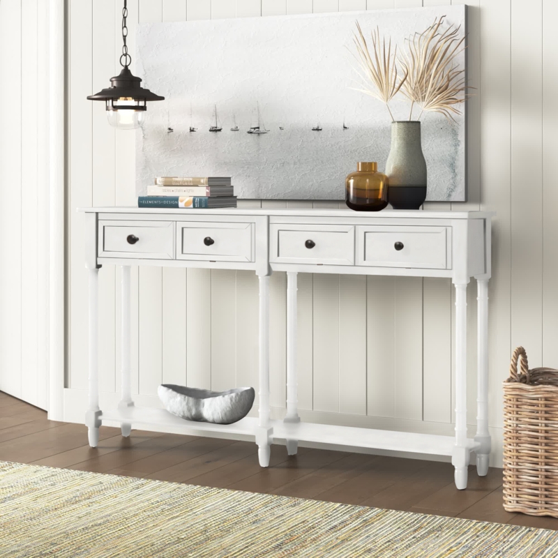 Maria 58'' Solid Wood Console Table