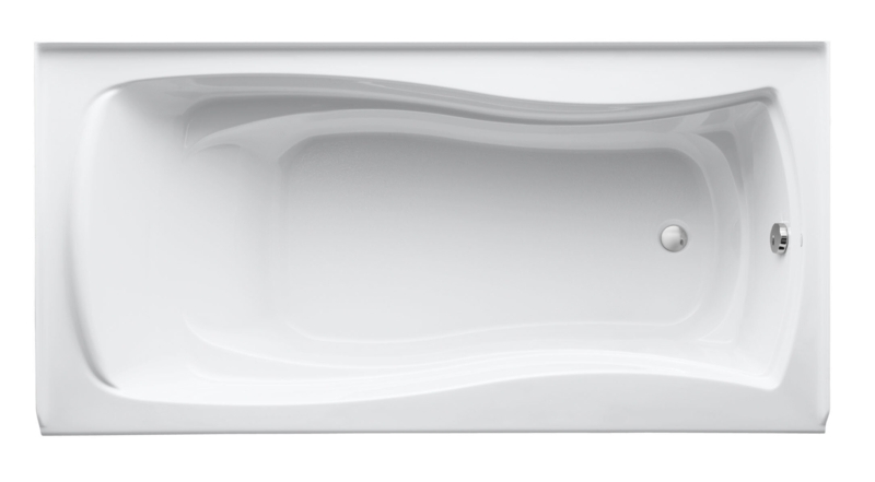 Mariposa 72" x 36" Acrylic Alcove Soaking Bathtub
