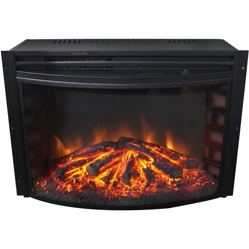 Mel 26.8'' W Electric Fireplace Insert