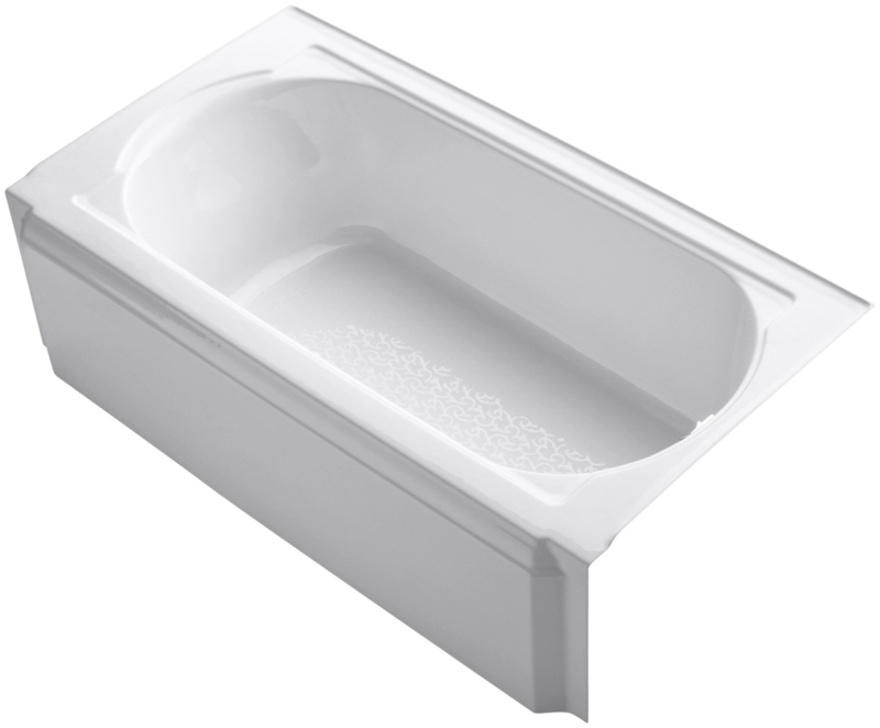 Memoirs Alcove 60" x 33.75" Soaking Bathtub