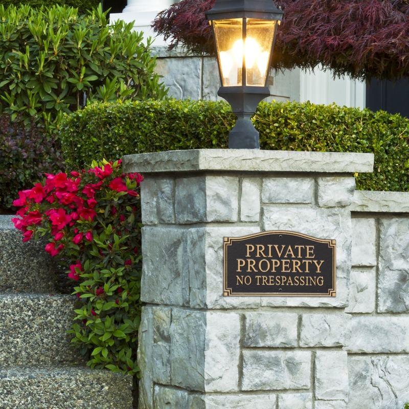 Metal Garden Sign