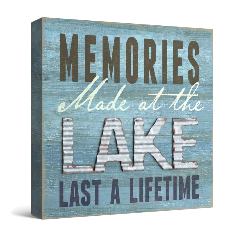 Modern Wall Decor on Wood