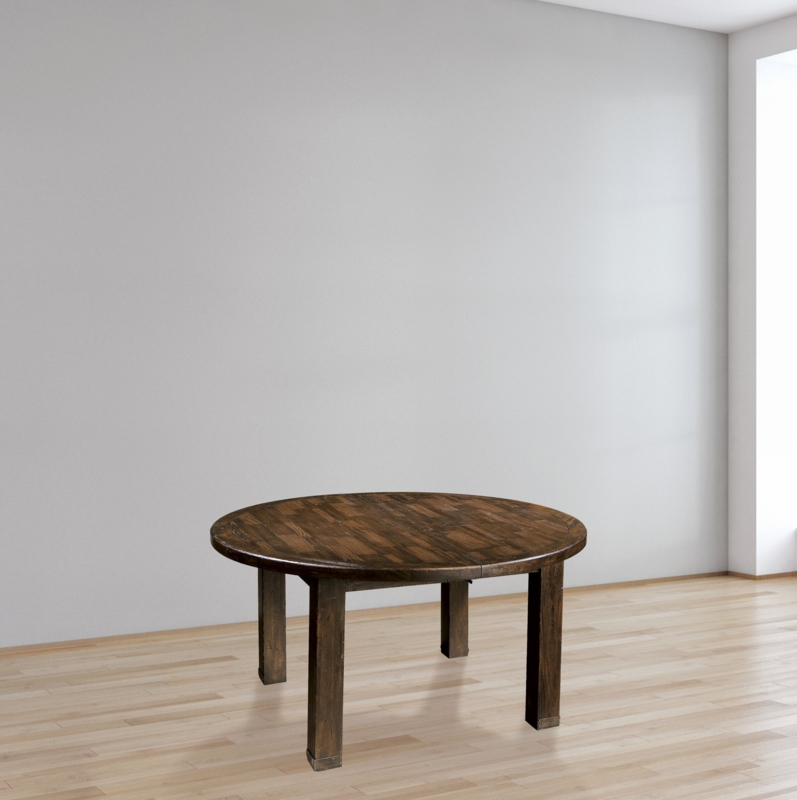 Montanez Round Solid Wood Dining Table