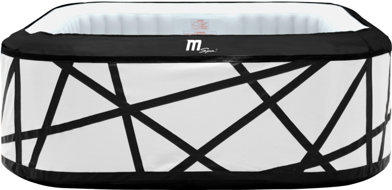 Mspa Soho 6-Person 132-Jet Plug and Play Hot Tub with Bubble Spa