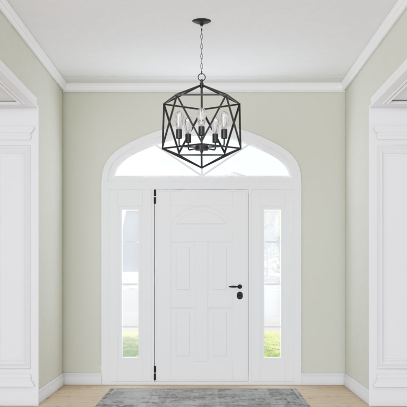 Mutchler 5 - Light Lantern Geometric Chandelier