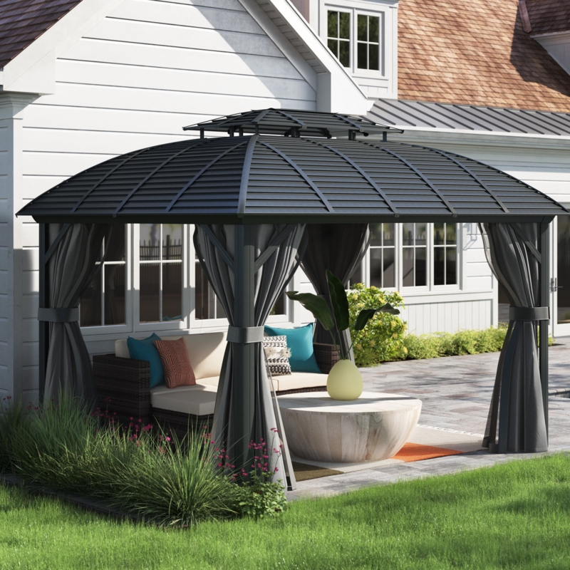 Odyssey 12 Ft. W x 10 Ft. D Aluminum Patio Gazebo
