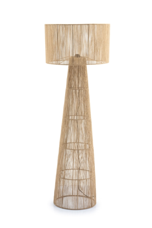 Rattan Wicker Floor Lamp | Foter