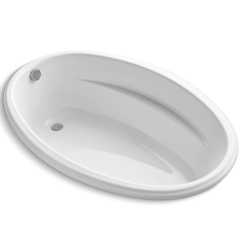 Proflex 60" x 40" Drop In Soaking Acrylic Bathtub