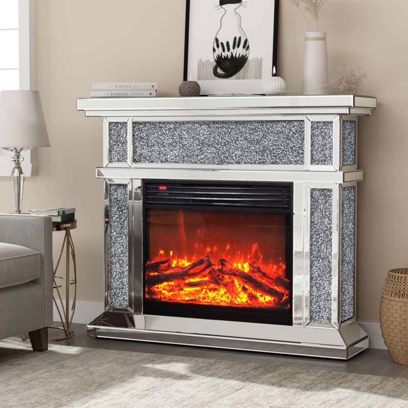 Rachell 47'' W Electric Fireplace