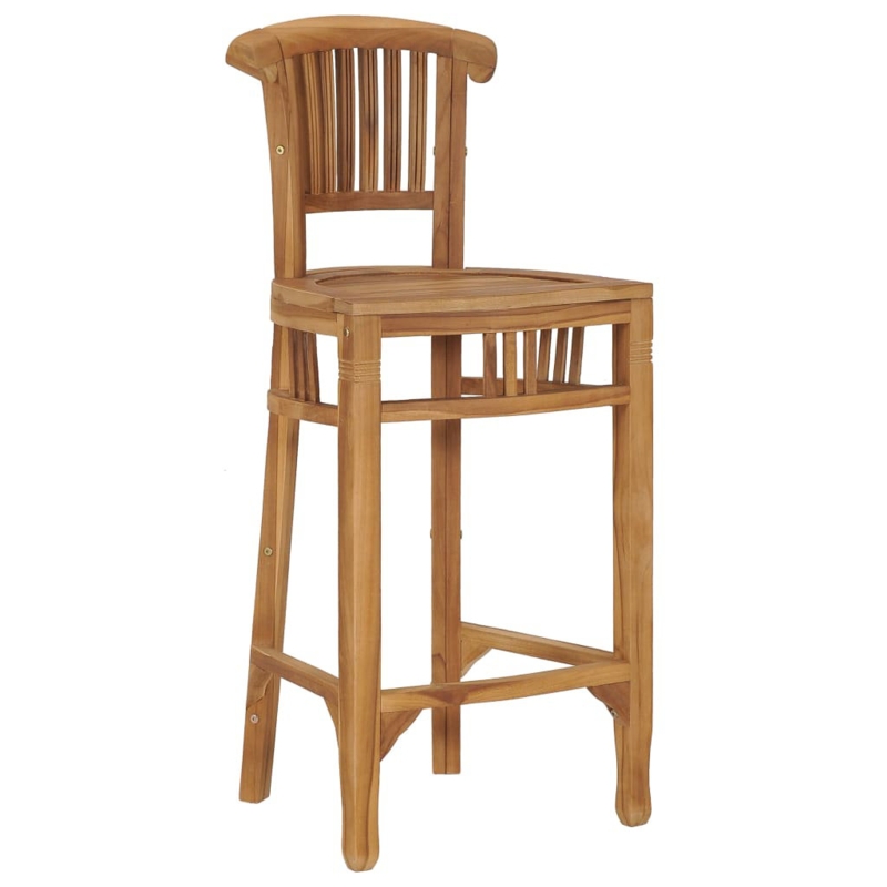 Randalle Solid Wood 28'' Bar Stool