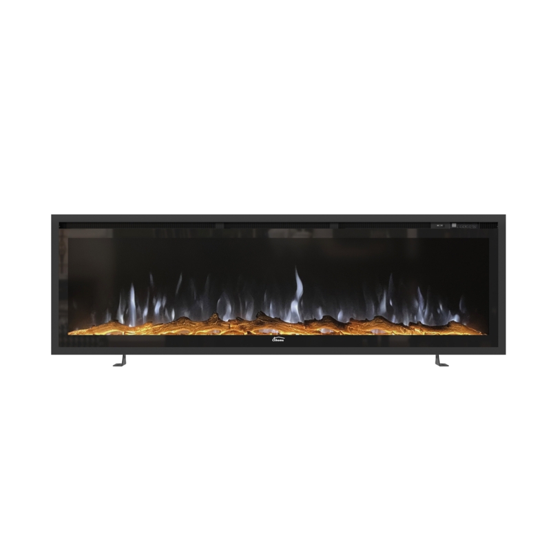 Ressington Recessed Wall-mounted Freestanding Electric Fireplace