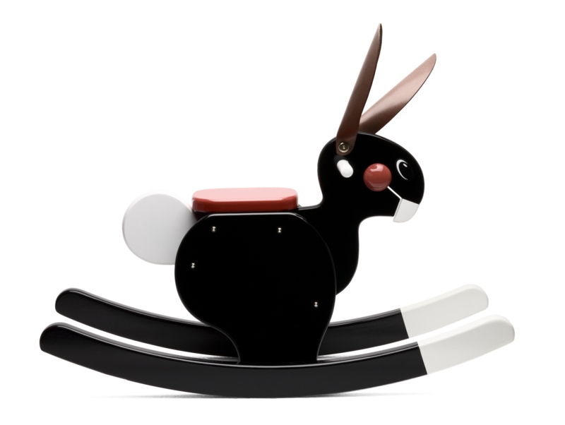 Rocking Rabbit in Black