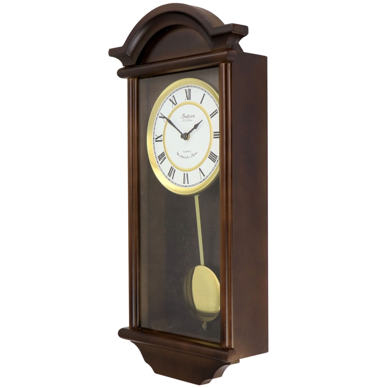 Solid + Manufactured Wood Wall Clock