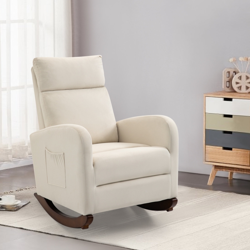 Solid Wood Rocking Chair