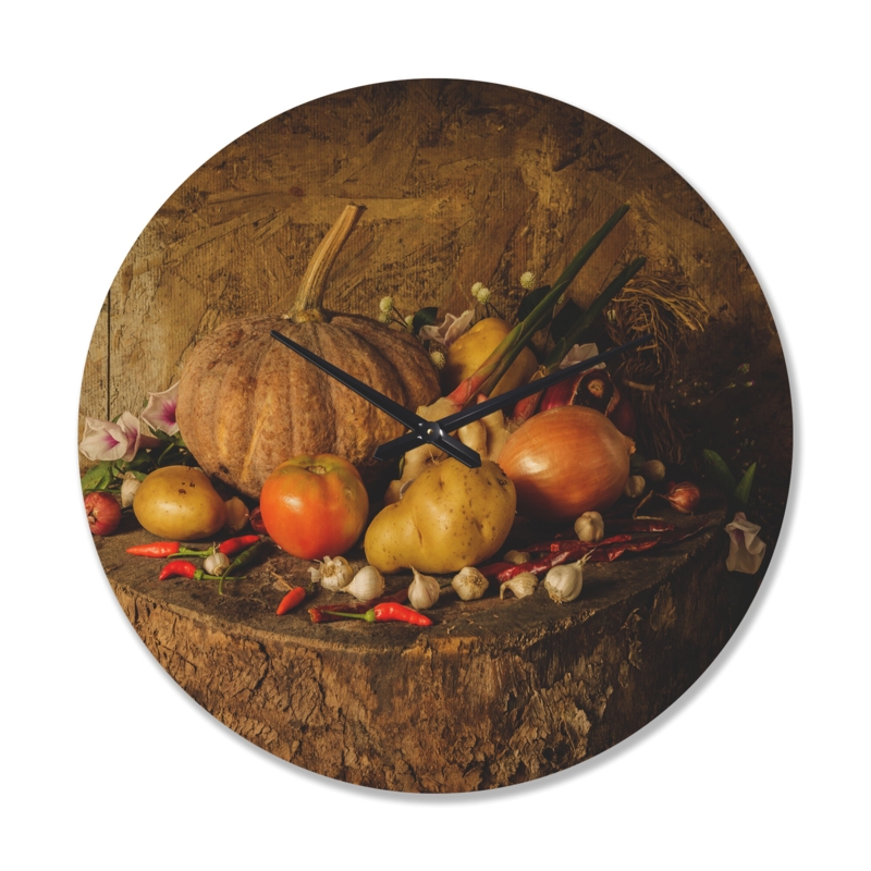 Solid Wood Wall Clock