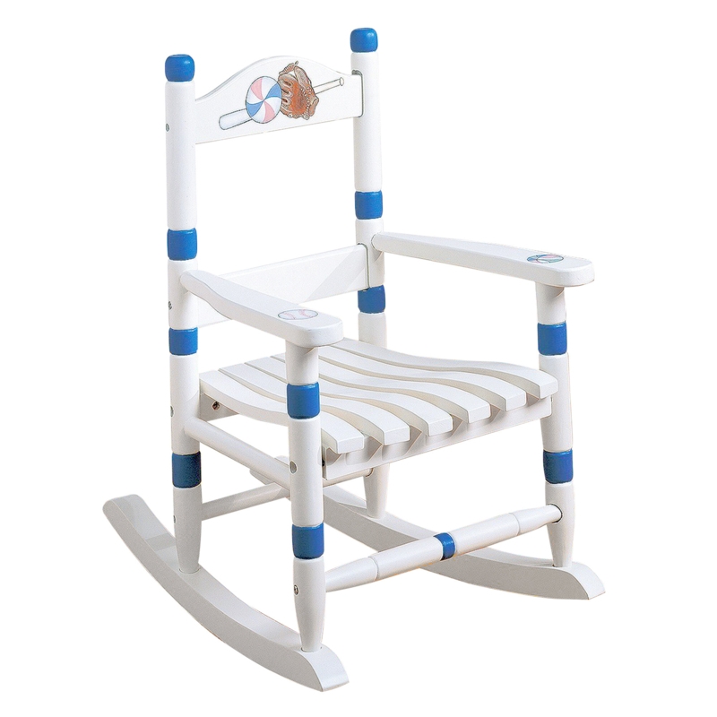 Sports Kids Rocking Chair and Ottoman