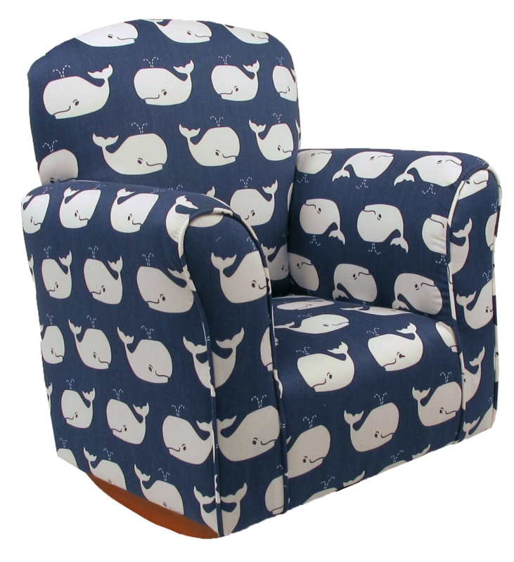 Starla Kids 10'' Rocking Chair and Ottoman