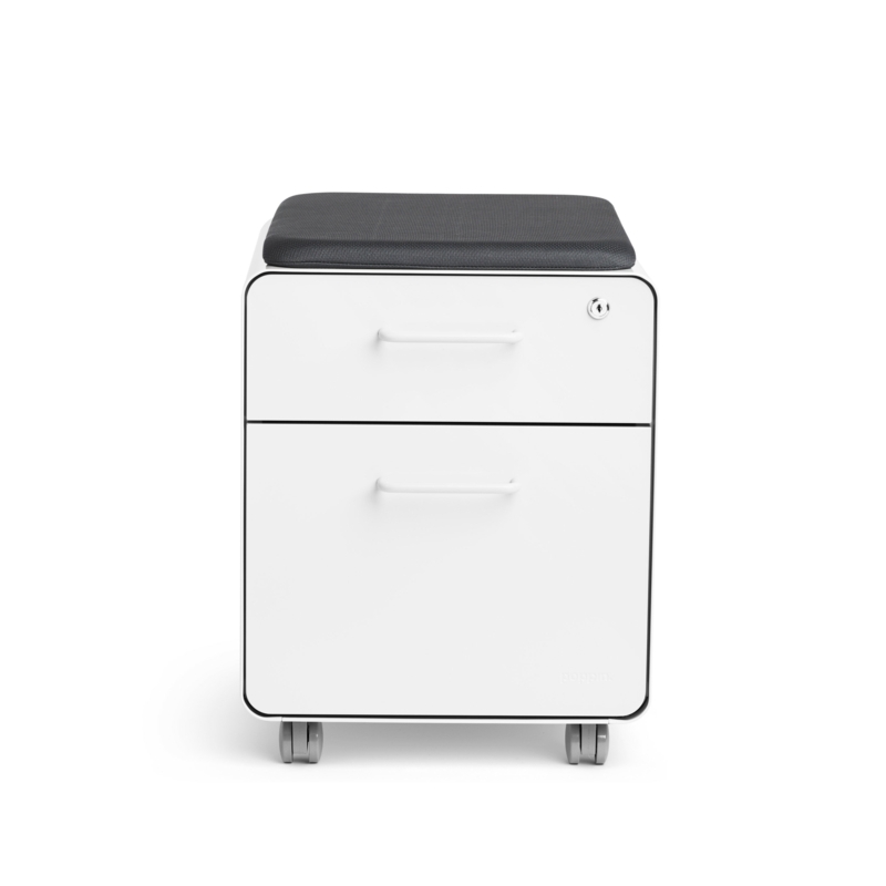 Stow 16'' Wide 2 -Drawer Mobile Steel File Cabinet