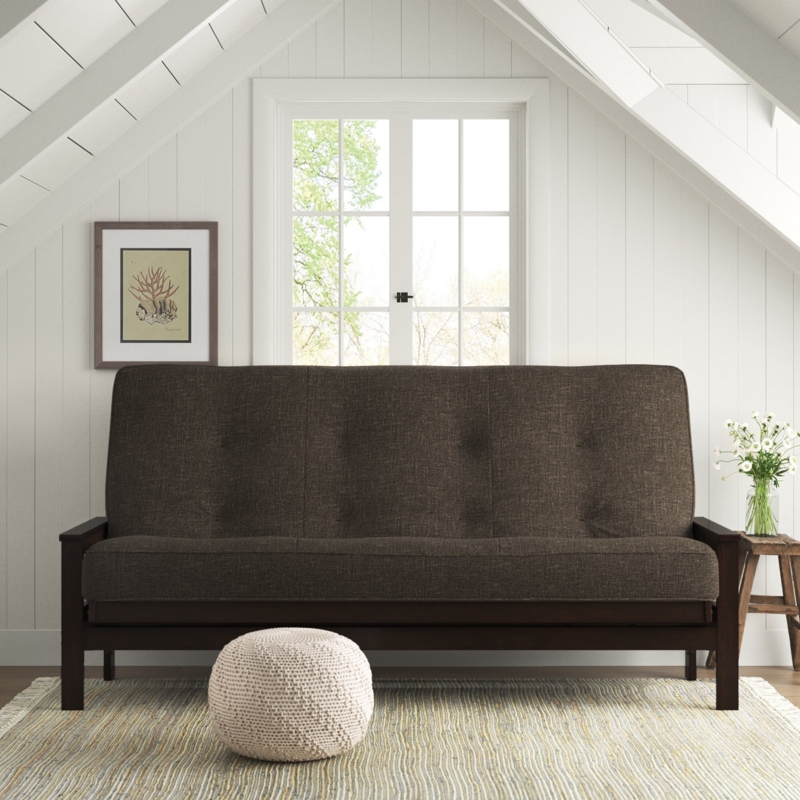 Stratford Queen 86" Wide Futon Frame and Mattress