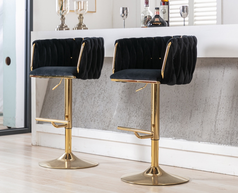 Swivel Adjustable Height Bar Stool