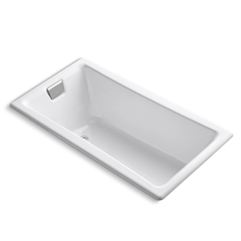 Tea-for-Two 5' Bath Tub in White, 60" x 32"
