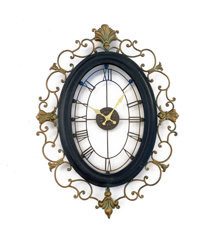Treyvon Metal Wall Clock