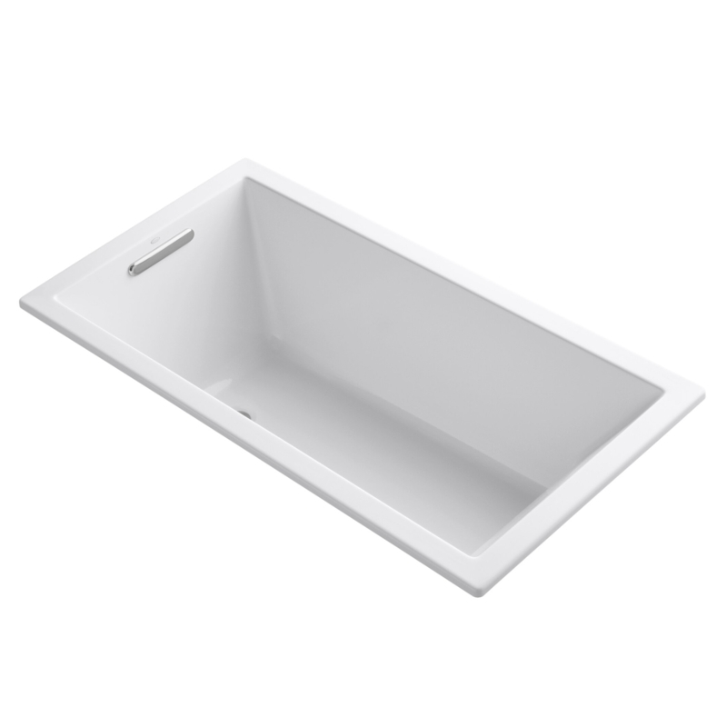 Underscore 60" x 32" Drop In Soaking Acrylic Bathtub