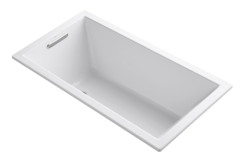 Underscore 72" x 42" Acrylic Drop-In or Undermount Soaking Bathtub
