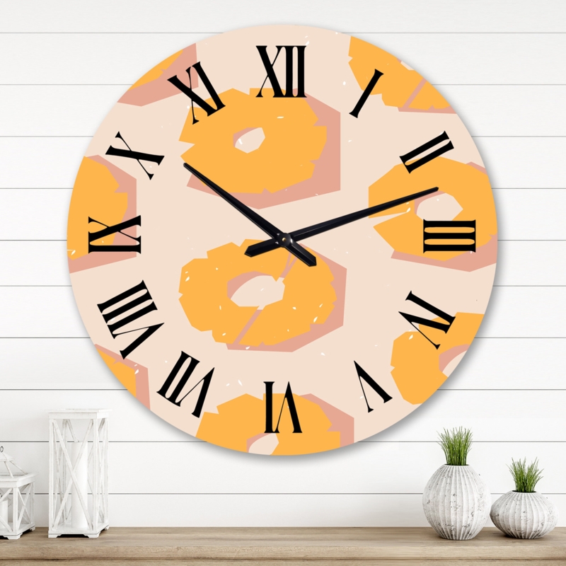 Vintage Food Lifestyle VIII Wall Clock