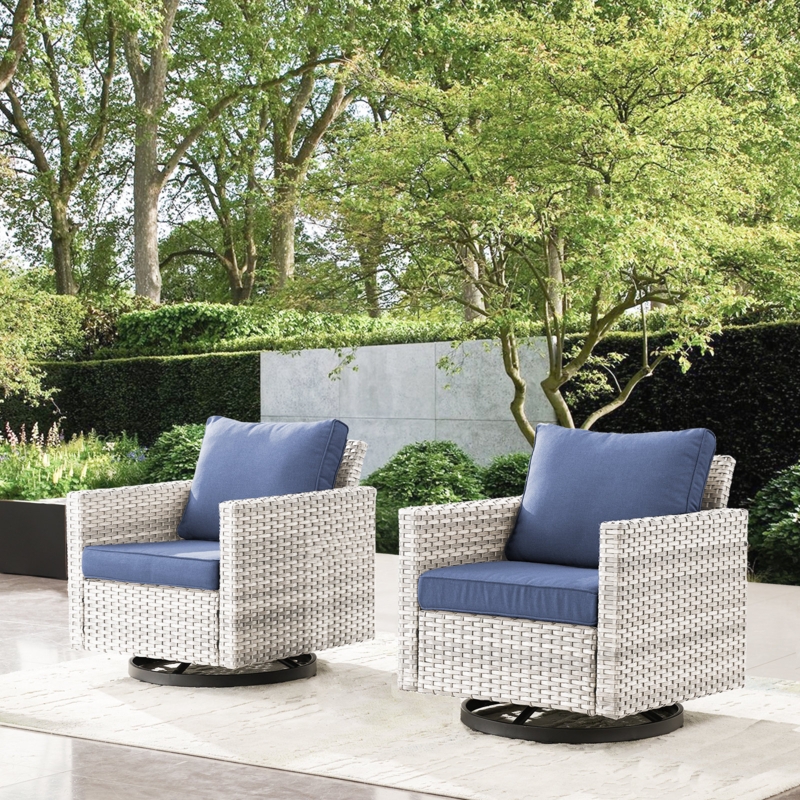 Wicker Outdoor Glider Chair