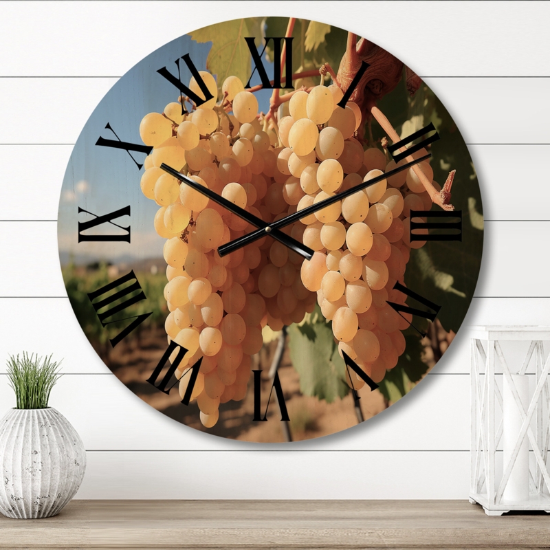 Yamaris Solid Wood Wall Clock
