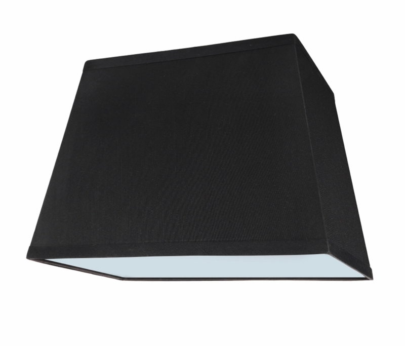 10'' H Faux Silk Fabric Rectangle Lamp Shade