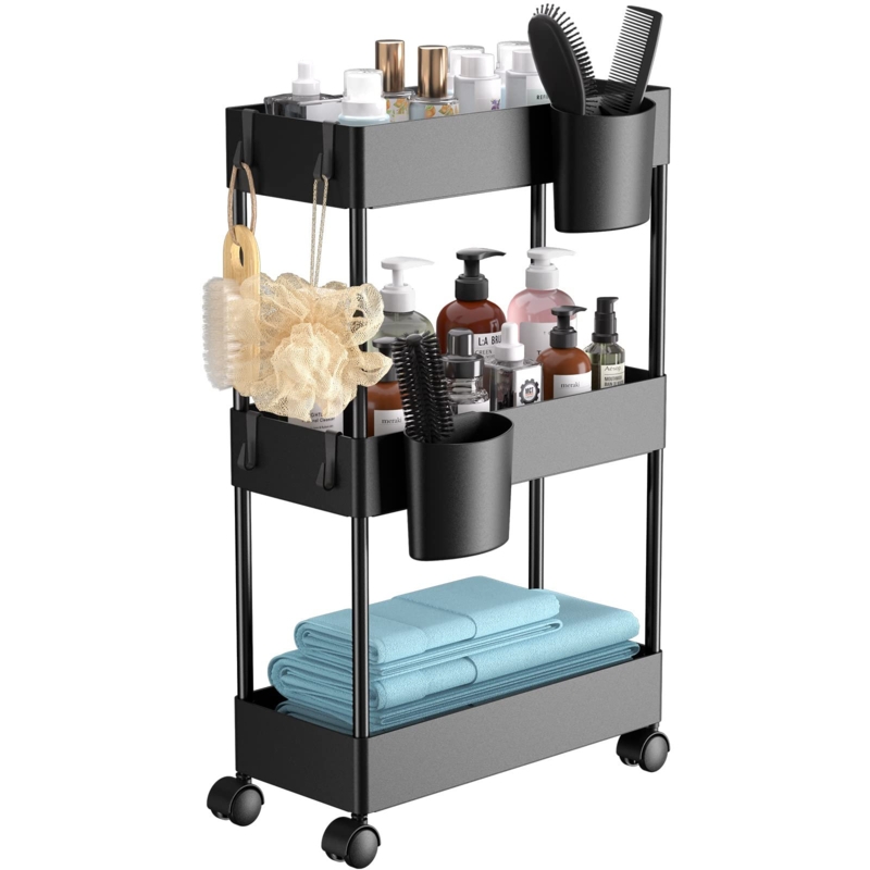 23.5'' H x 15.8'' W Utility Cart with Wheels