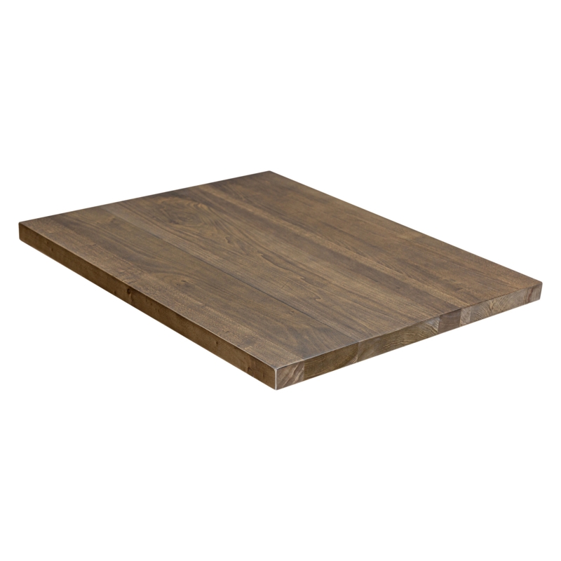 24'' L x 30'' W Solid Wood Rectangular Square Edge Table Top