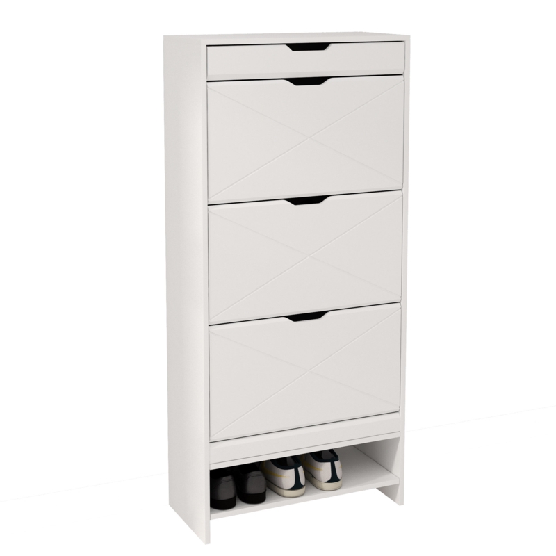 24 Pair Shoe Storage Cabinet