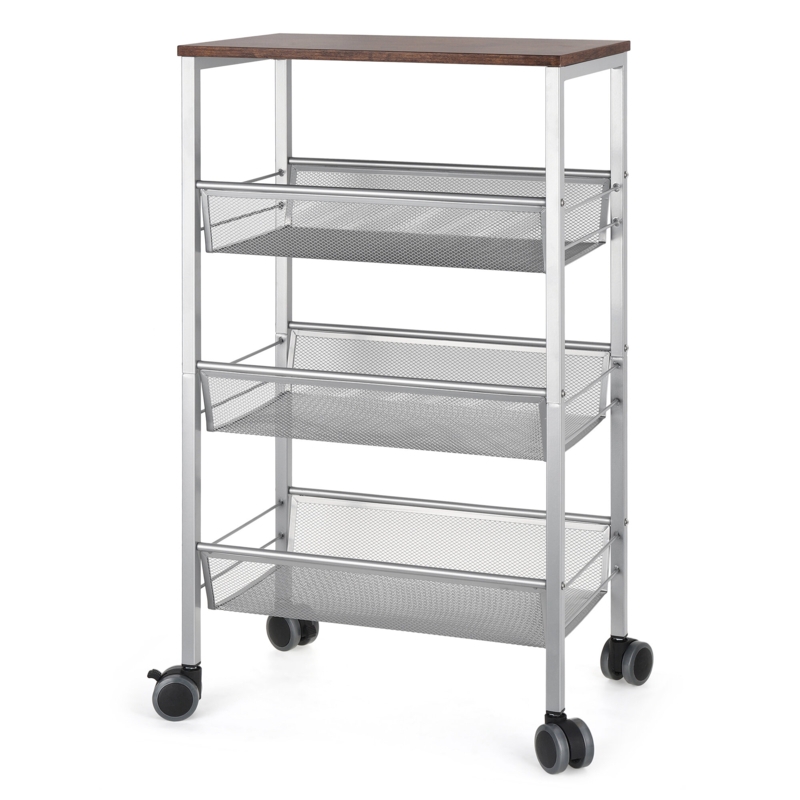 30'' H x 7'' W Utility Cart with Wheels