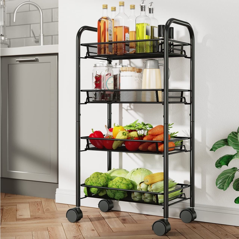 33'' H x 17.5'' W Utility Cart with Wheels