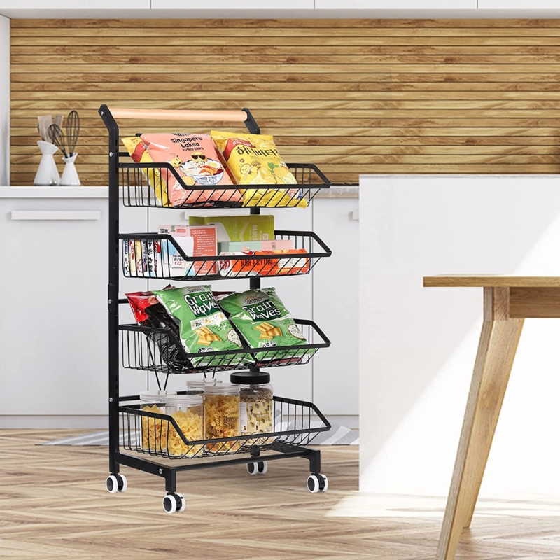 35.62'' H x 16.14'' W Utility Cart with Wheels