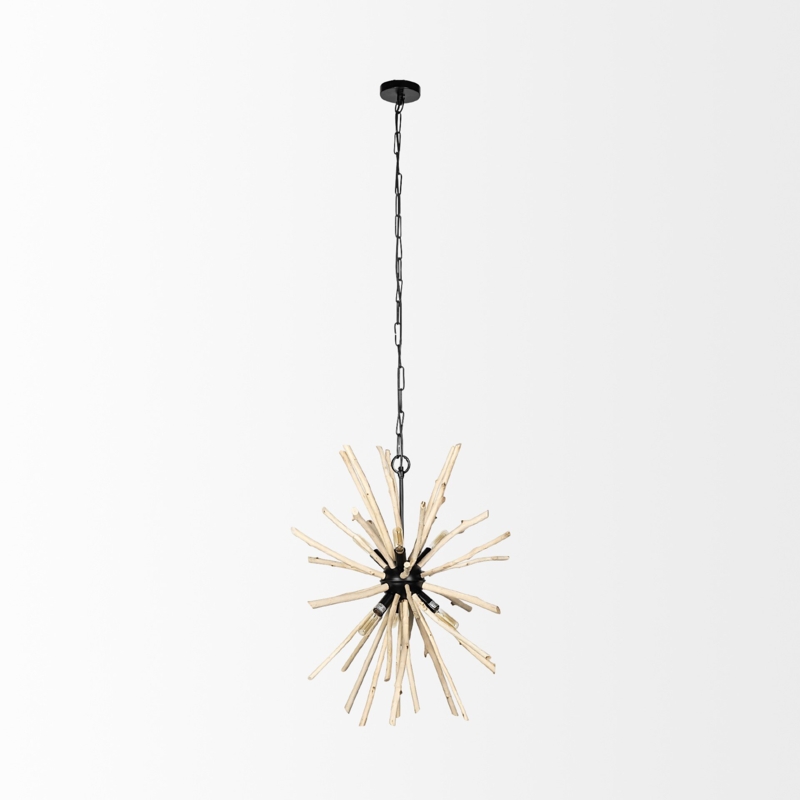 6 - Light Dimmable Sputnik Sphere Chandelier