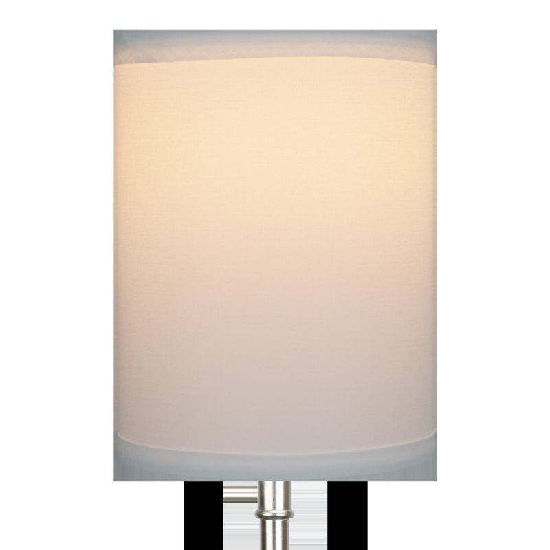8" H x 6" W Drum Lamp Shade - (Bulb Clip Attachment)