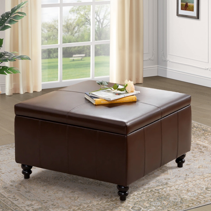 Aimee-Lee Upholstered Storage Ottoman
