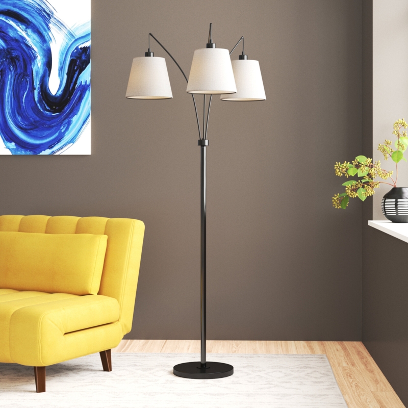 Akshayan 71'' Black Tree Floor Lamp