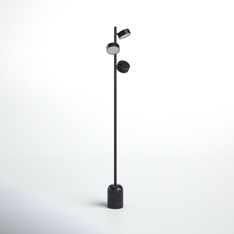 Alfresco 64'' Black LED Tree Floor Lamp